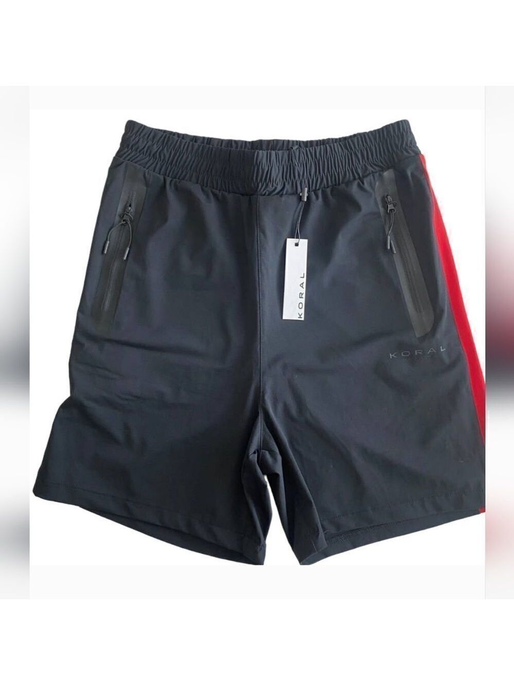 NWT Koral Statement Nyal Red and Black Short